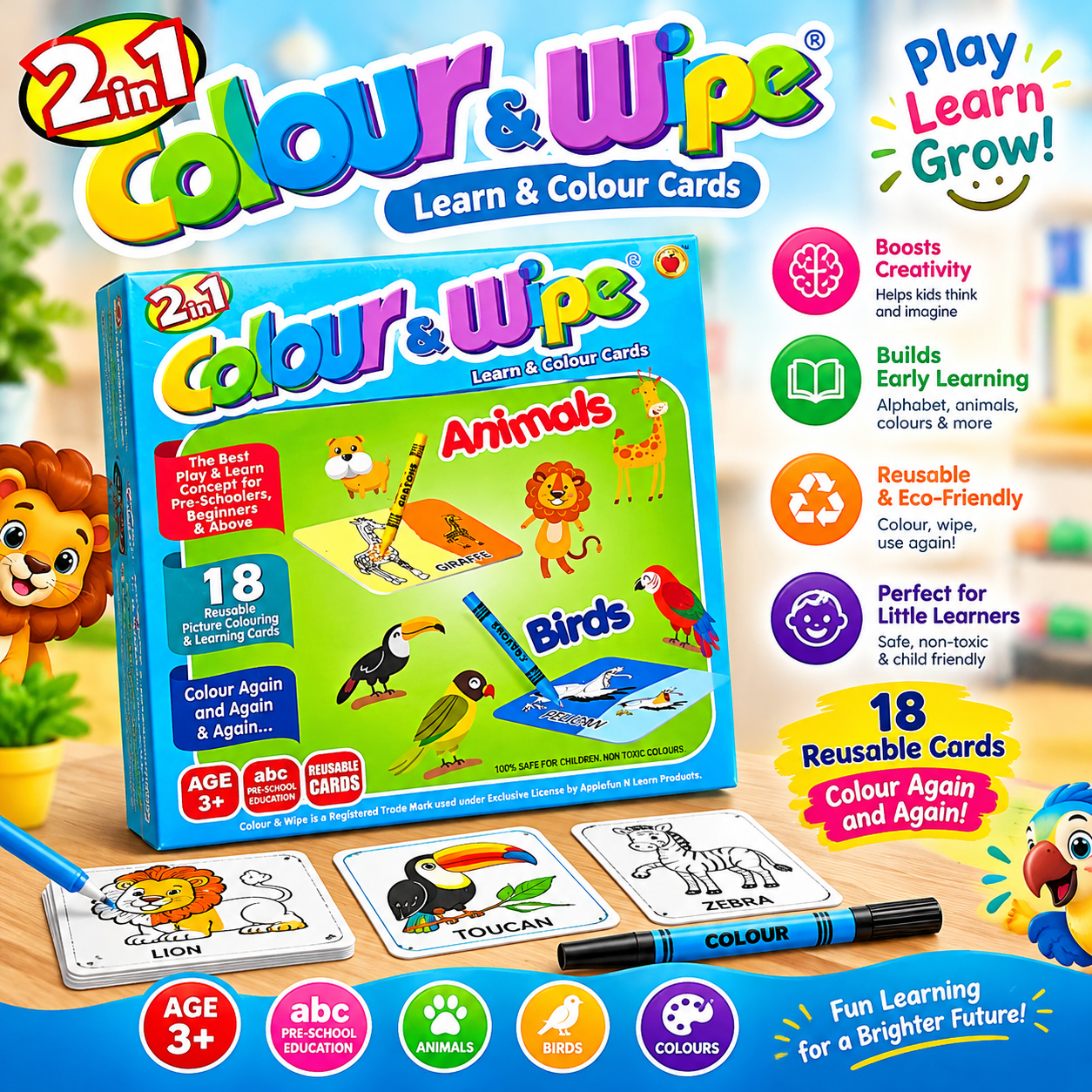 Colour &wipe 