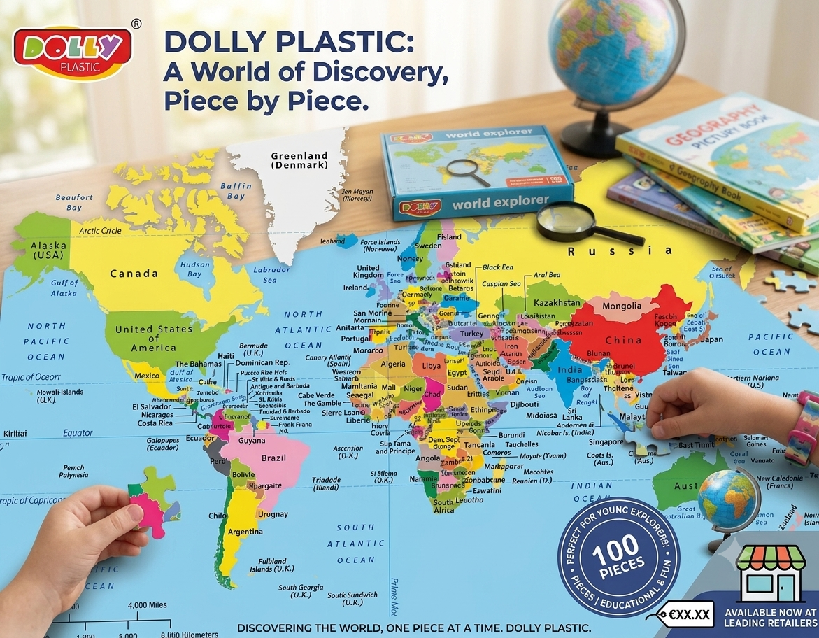 World map puzzle 